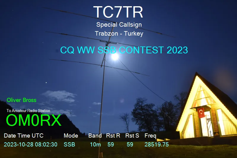 QSL card