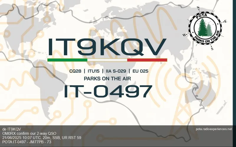 QSL card