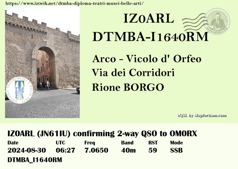 QSL card