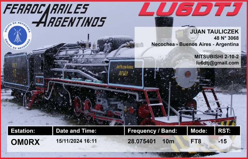 QSL card