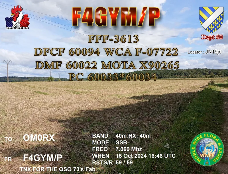 QSL card