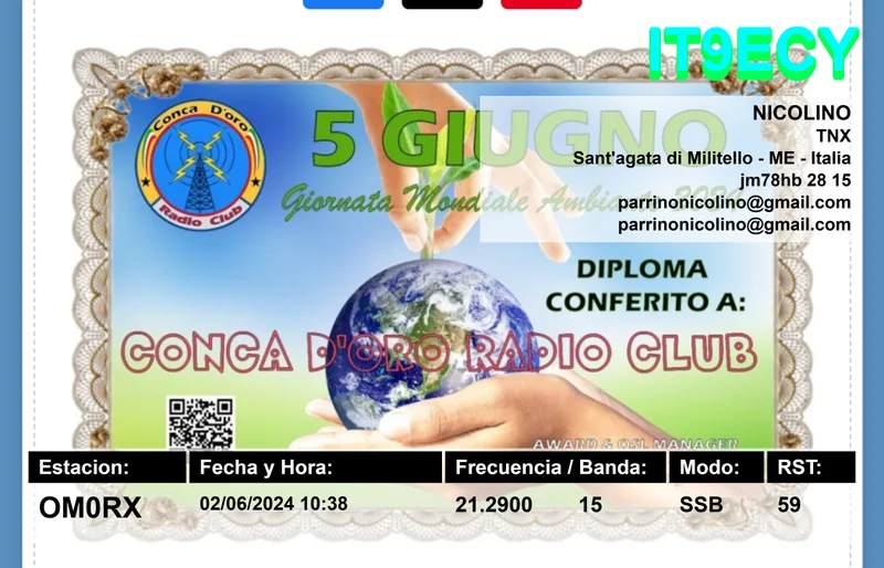 QSL card