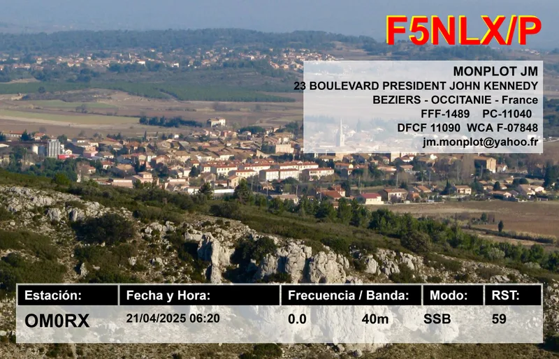QSL card