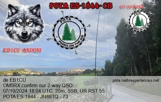 QSL card