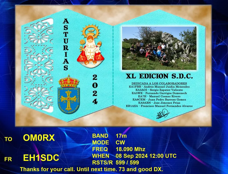 QSL card