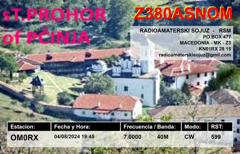 QSL card