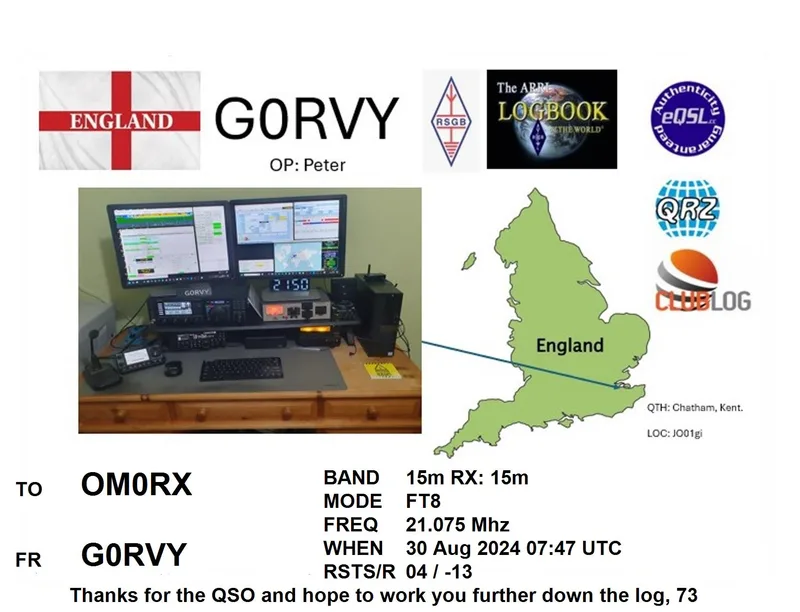 QSL card