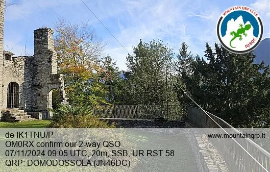 QSL card